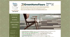 Desktop Screenshot of greenhomefloors.com